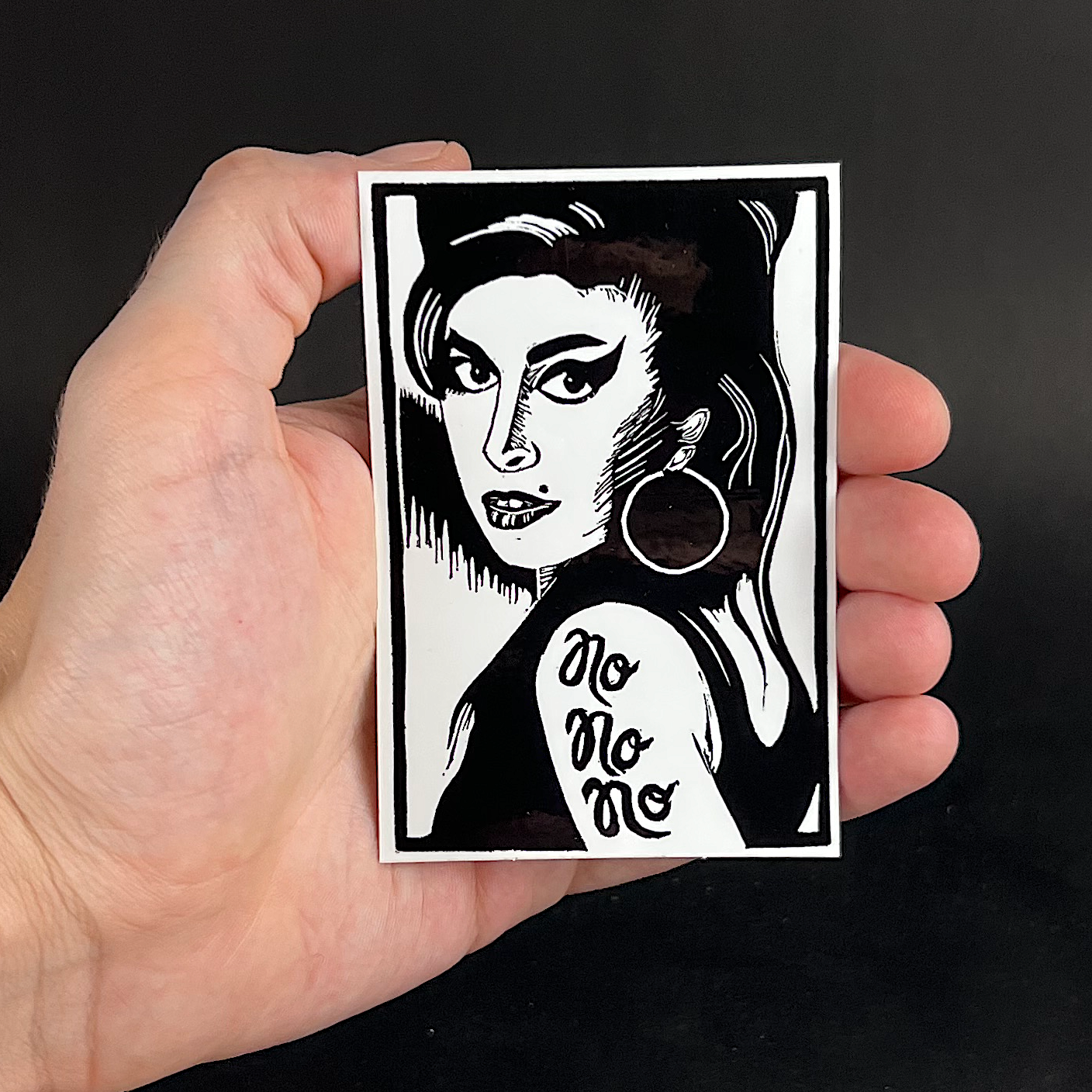 Amy Winehouse- sticker - Arts & Crafts