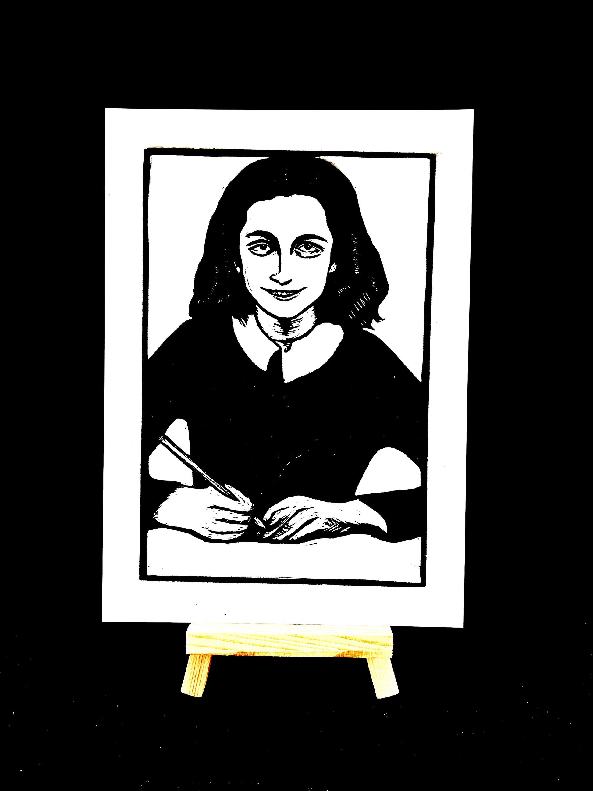 Anne Frank (commissioned art) - Arts & Crafts