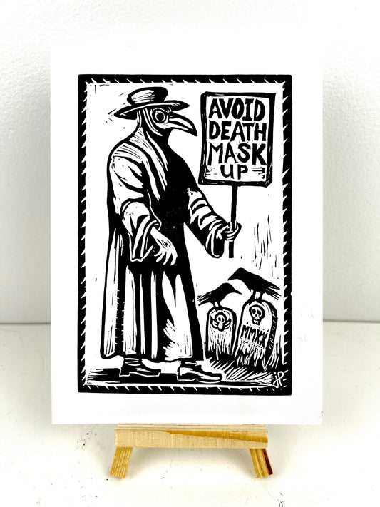 Avoid Death Mask Up - Plague Doctor 2020 - Arts & Crafts