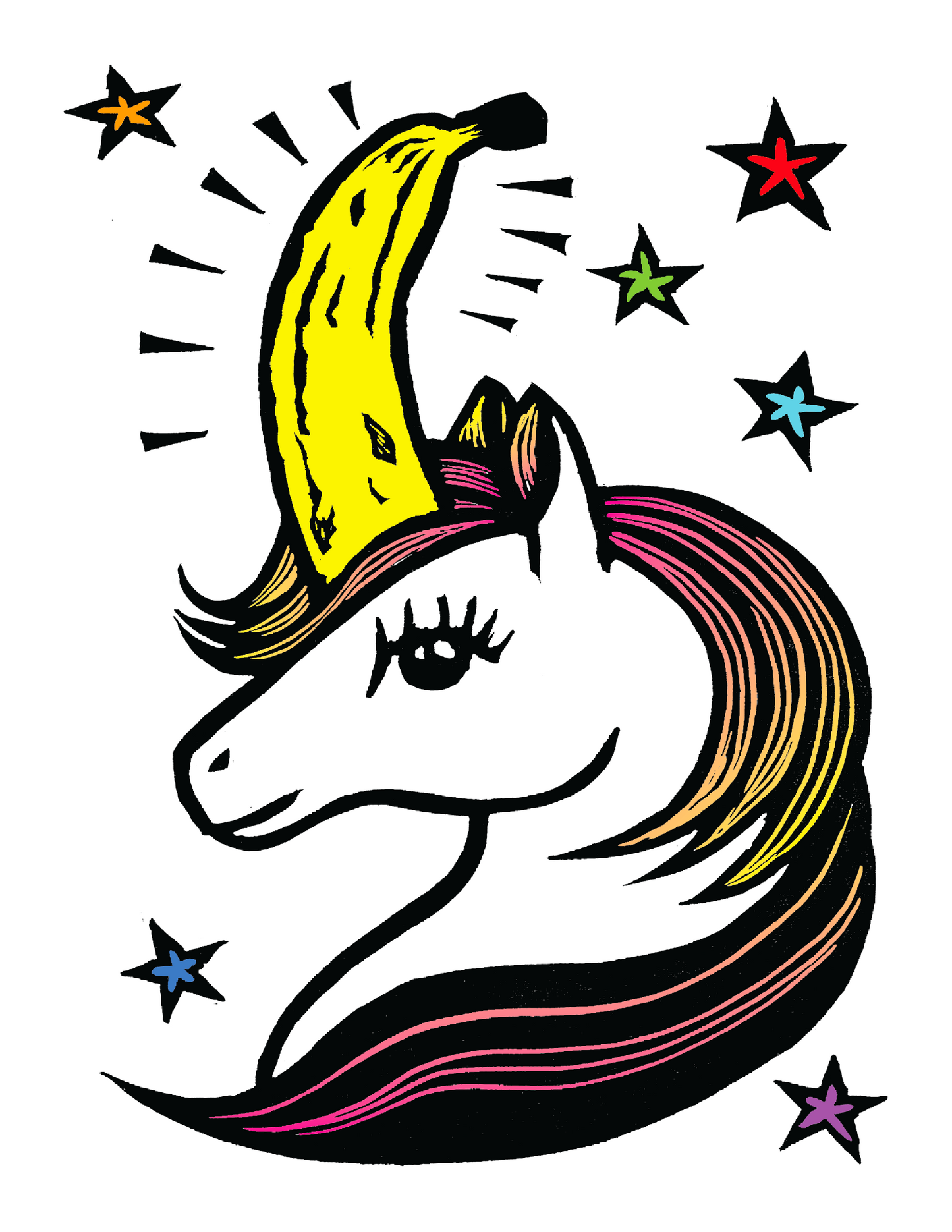 Bananicorn (8.5 x 11’’) color print - Prints