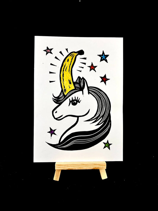 Bananicorn (with rainbow stars) - Arts & Crafts