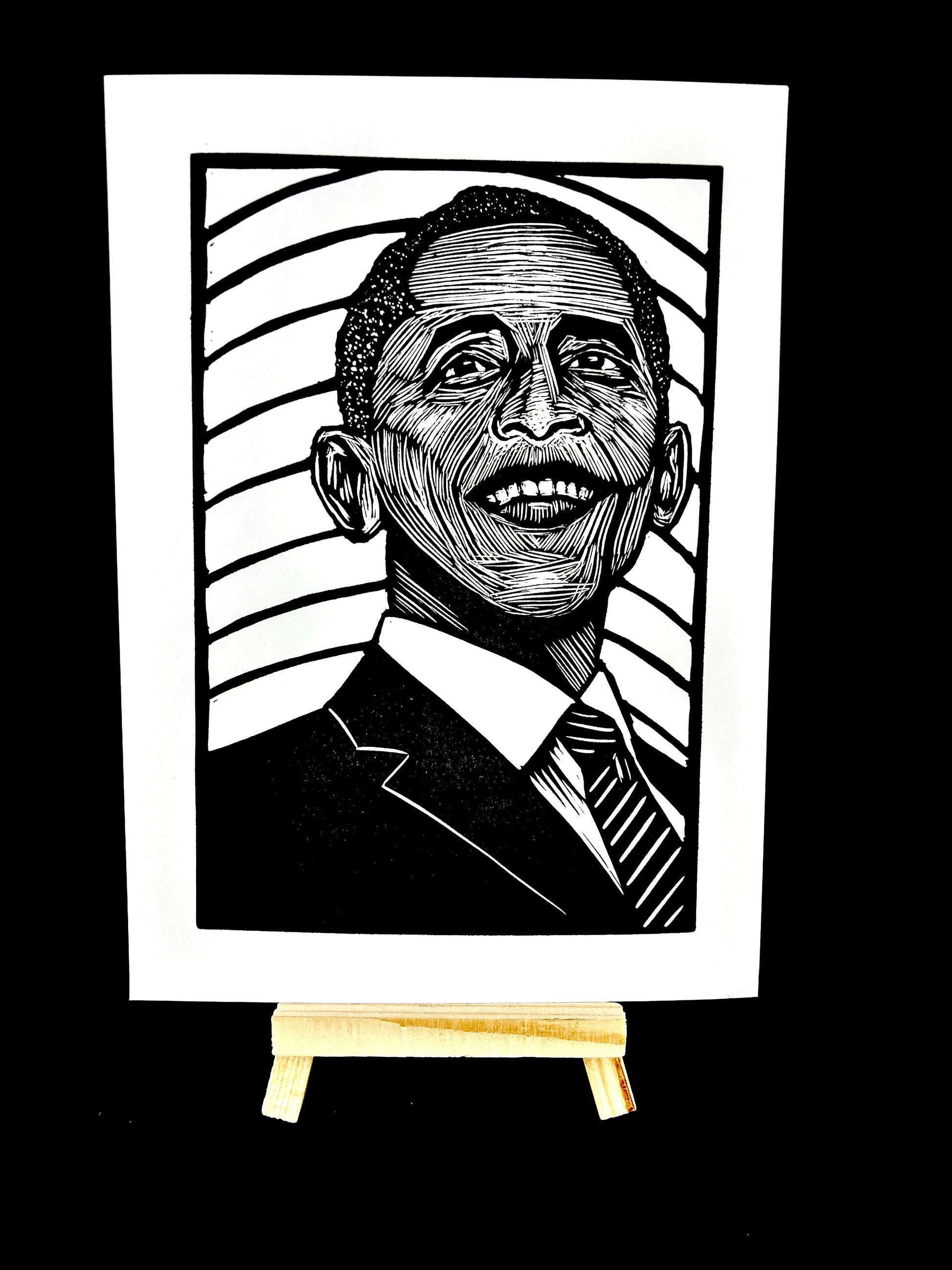Barack Obama - 44th President of USA - White - Arts & Crafts