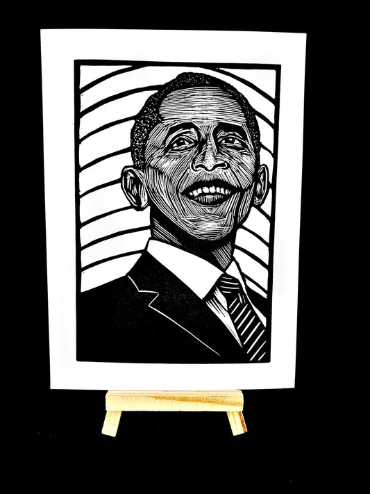 Barack Obama - 44th President of USA - White - Arts & Crafts