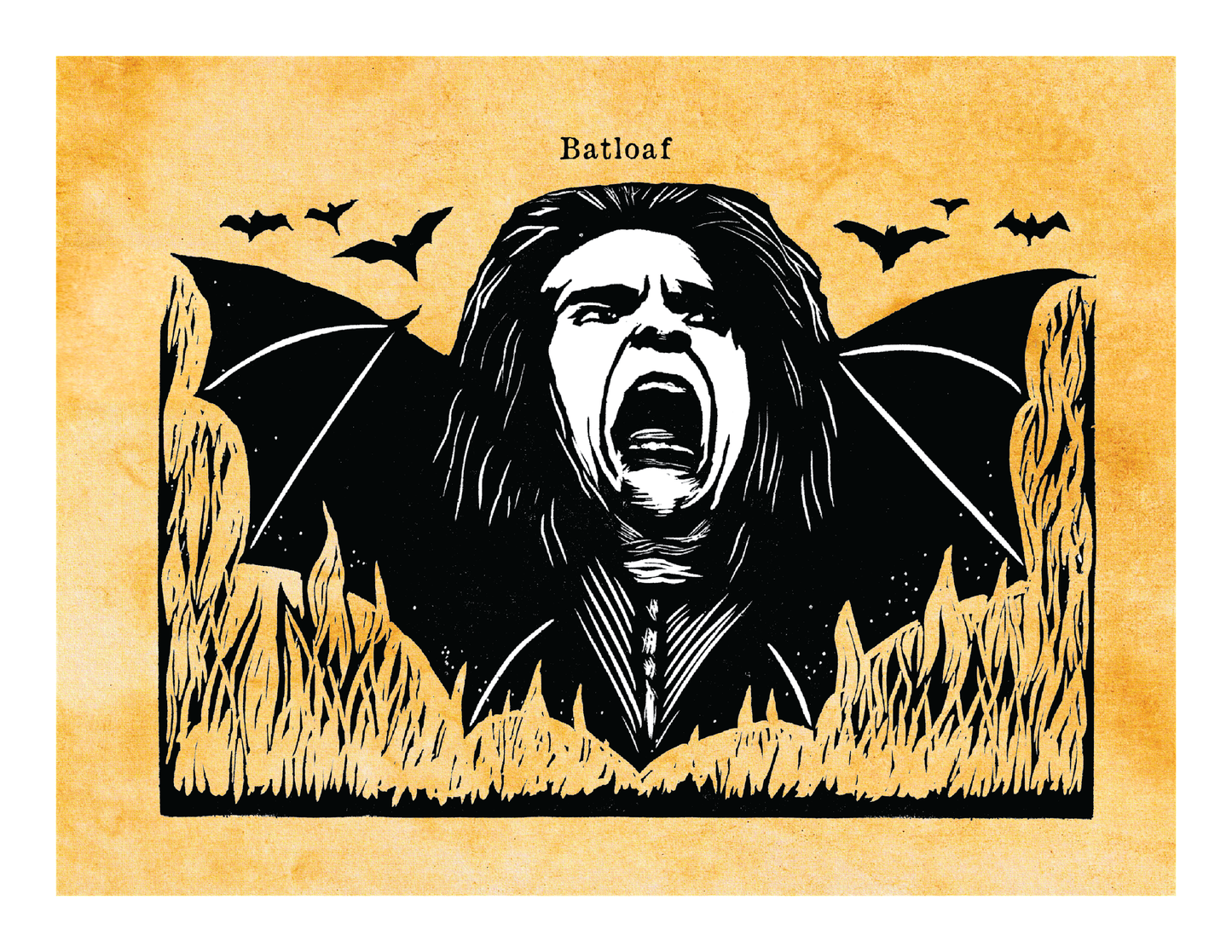 Batloaf - Mythical Monster (8.5 x 11’’) color print - Prints