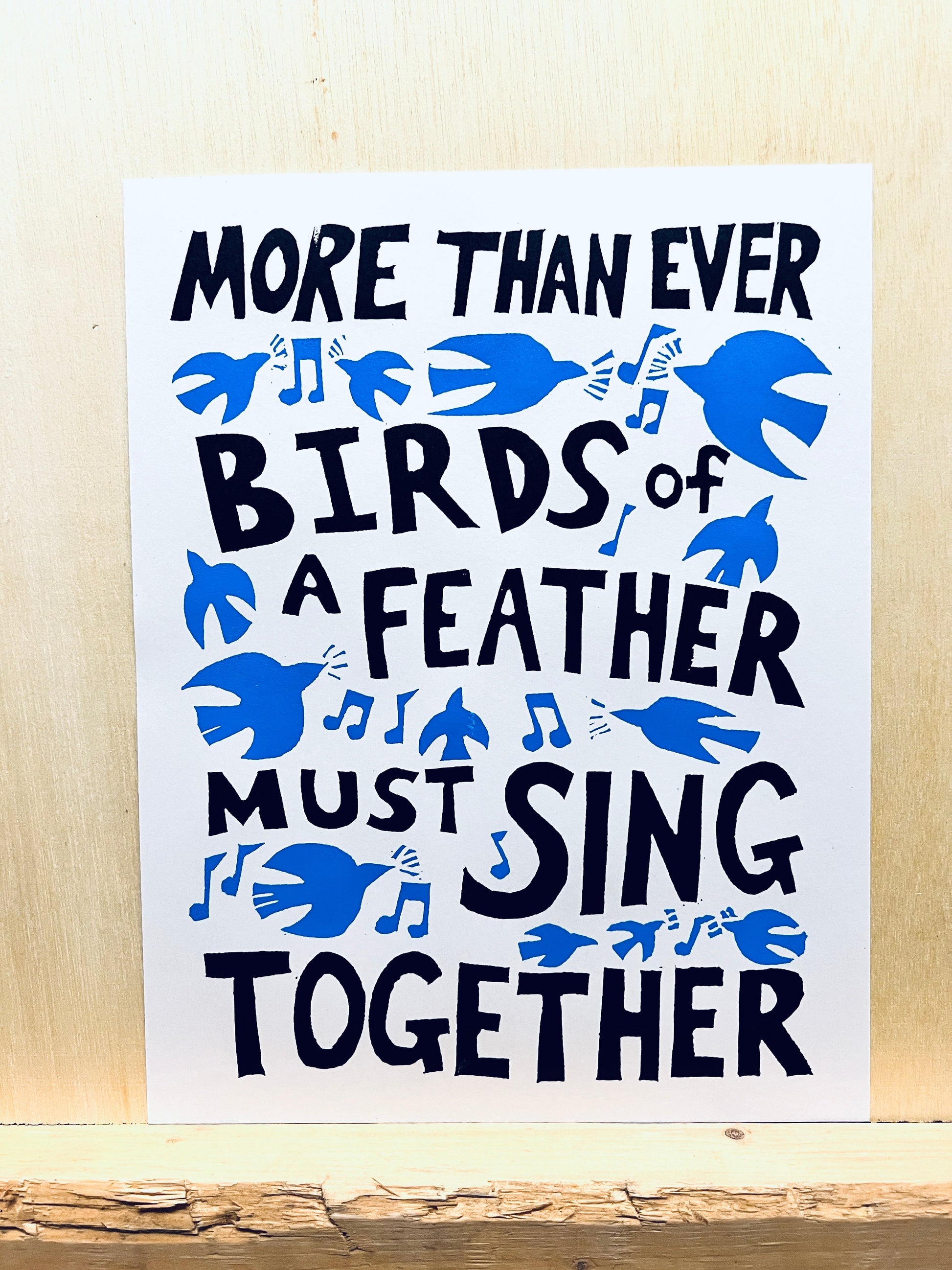 BIRDS OF A FEATHER - Screen Print & Sticker - Arts & Crafts