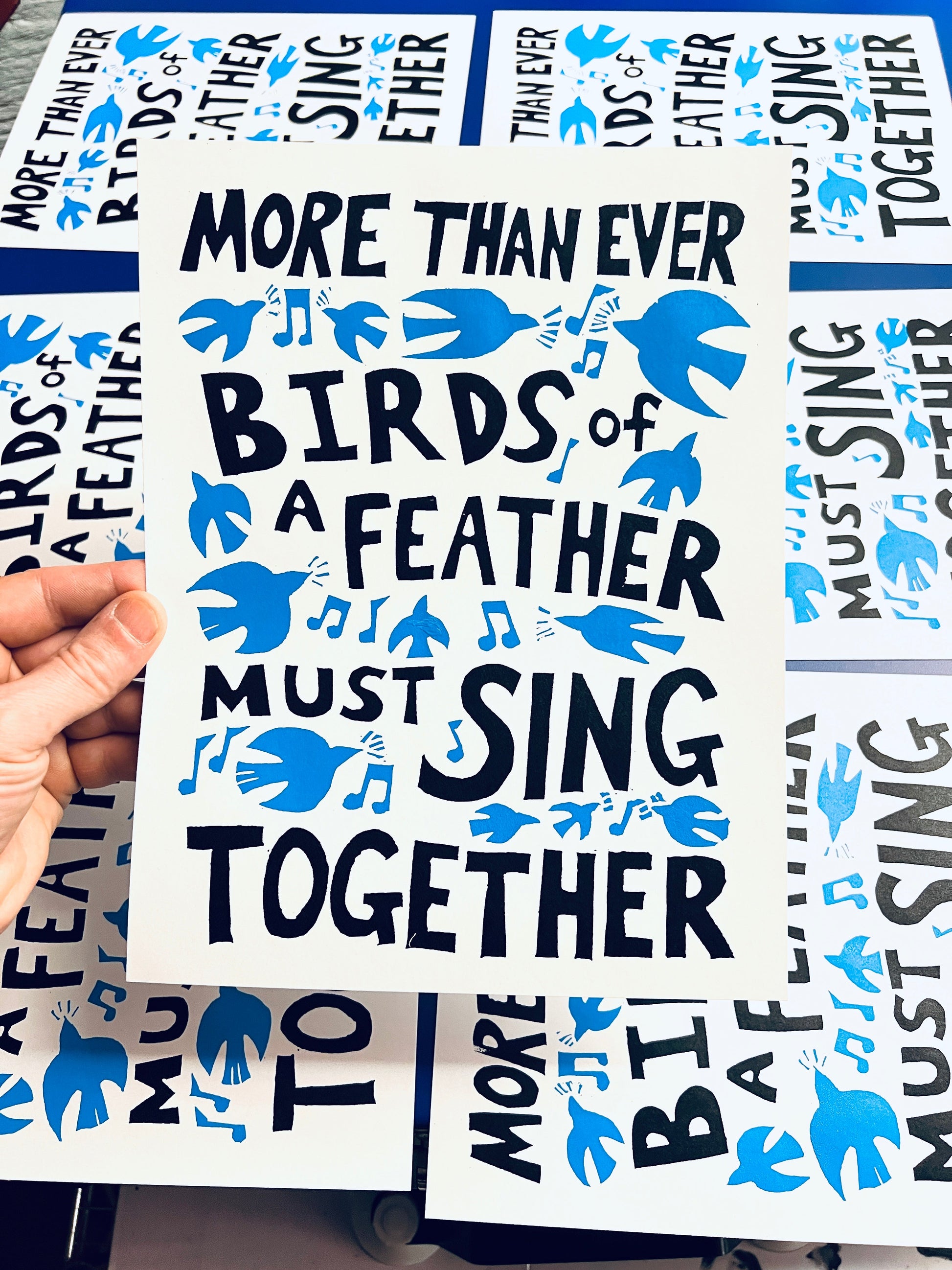 BIRDS OF A FEATHER - Screen Print & Sticker - Arts & Crafts