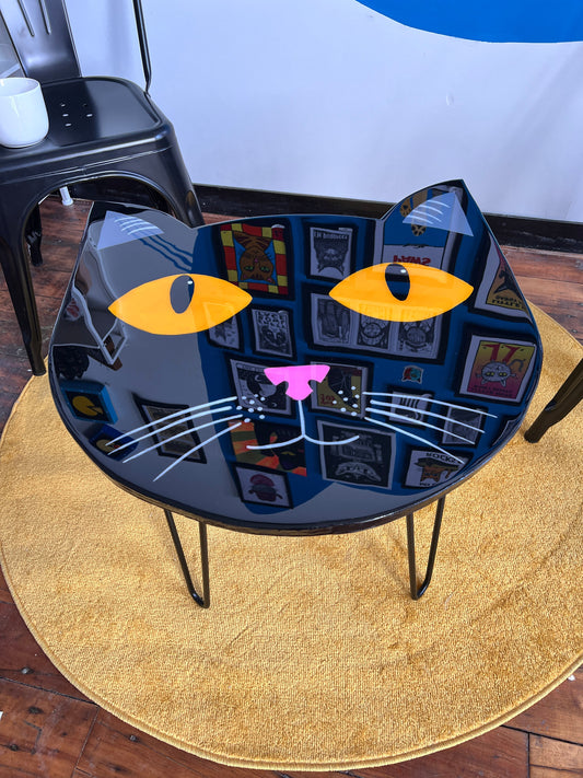 Black Cat: Coffee Table: 24’’x24’’ with 16’’ legs - Furniture