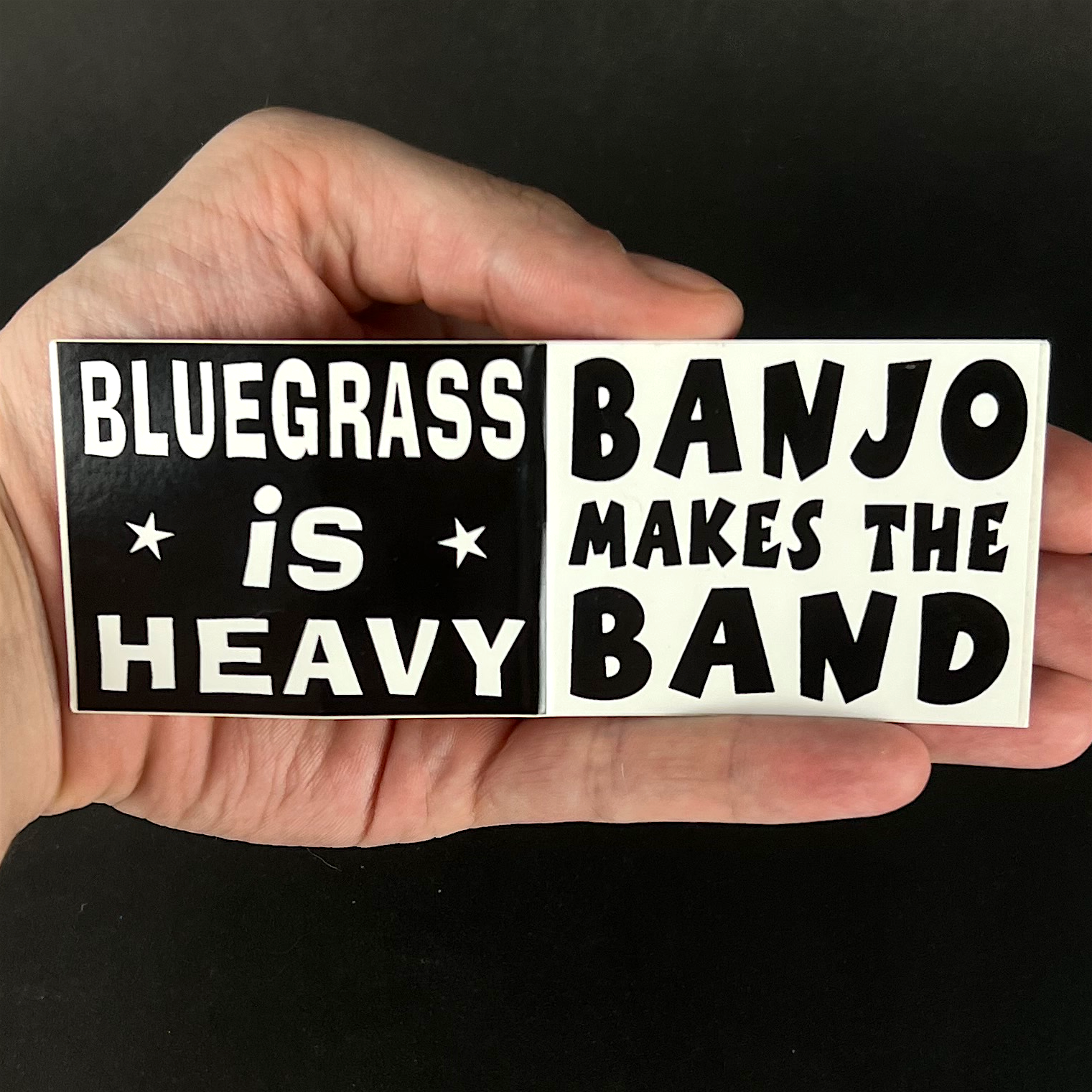 Bluegrass & Banjos - sticker - Arts & Crafts