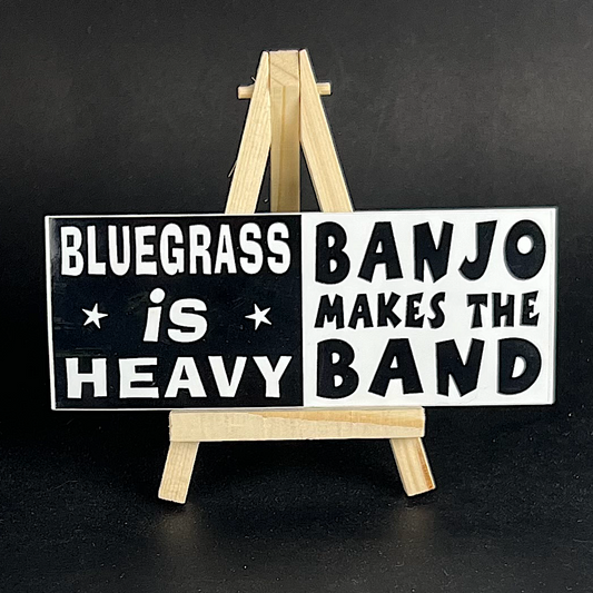 Bluegrass & Banjos - sticker - Arts & Crafts