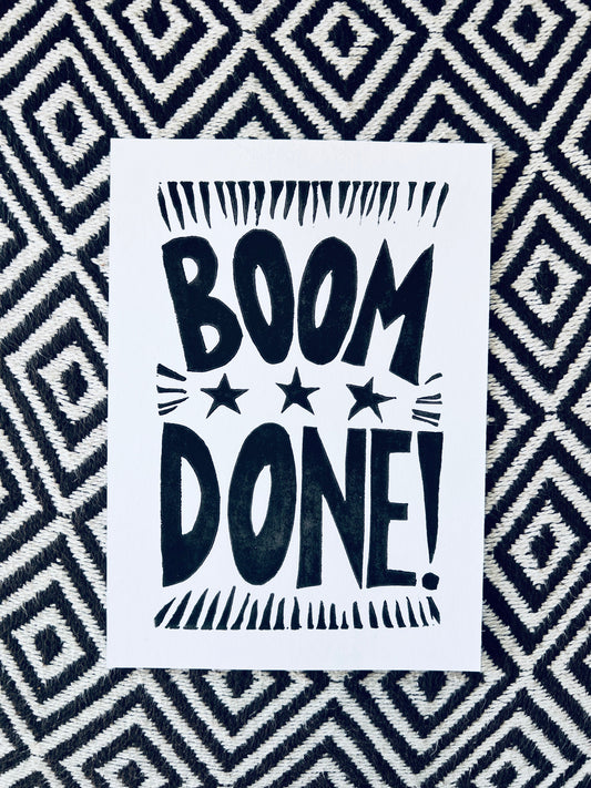 BOOM DONE! - Arts & Crafts