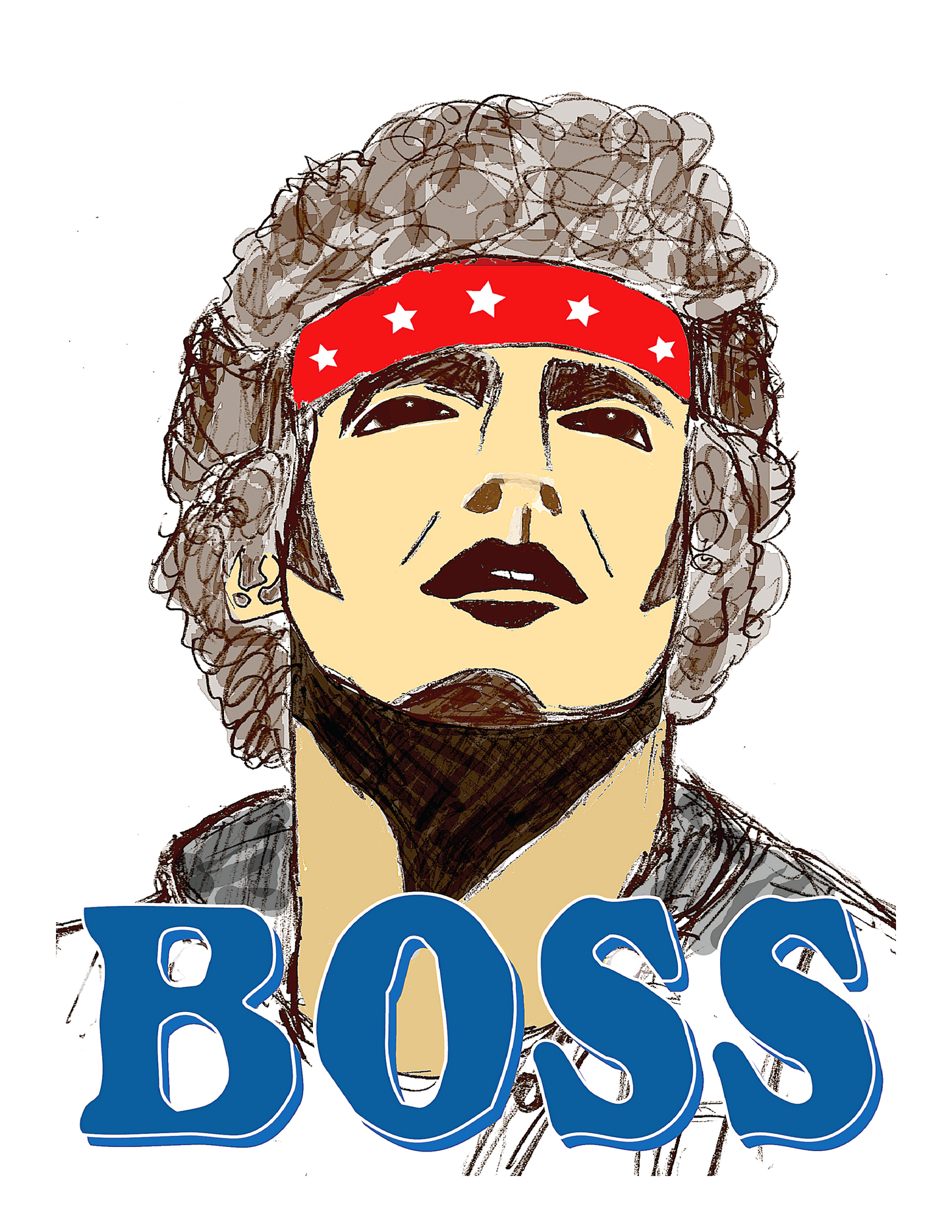 Bruce Springsteen BOSS - 8.5 x 11’’ color print - Prints