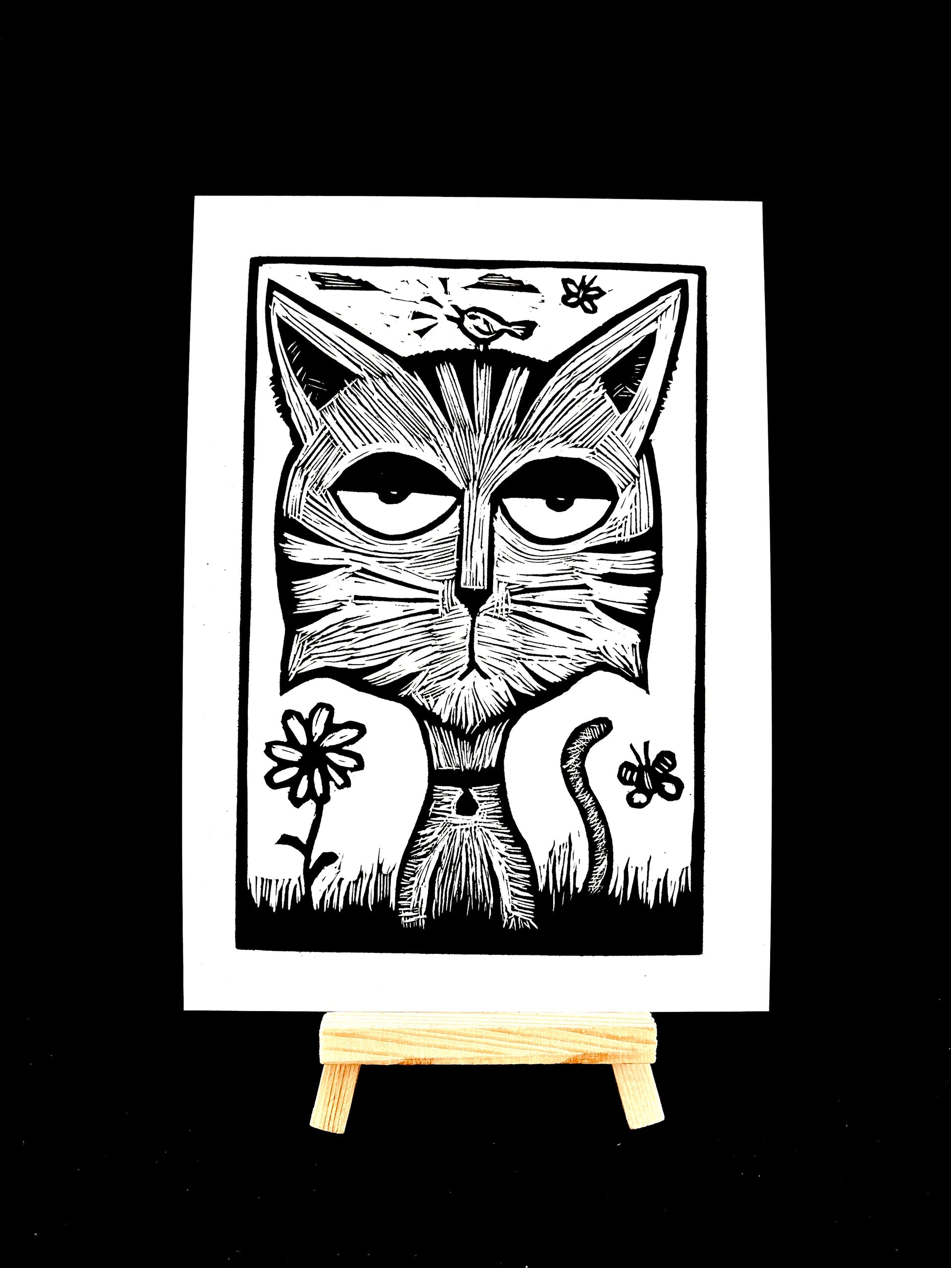 Cat Bird - Kitty - Arts & Crafts