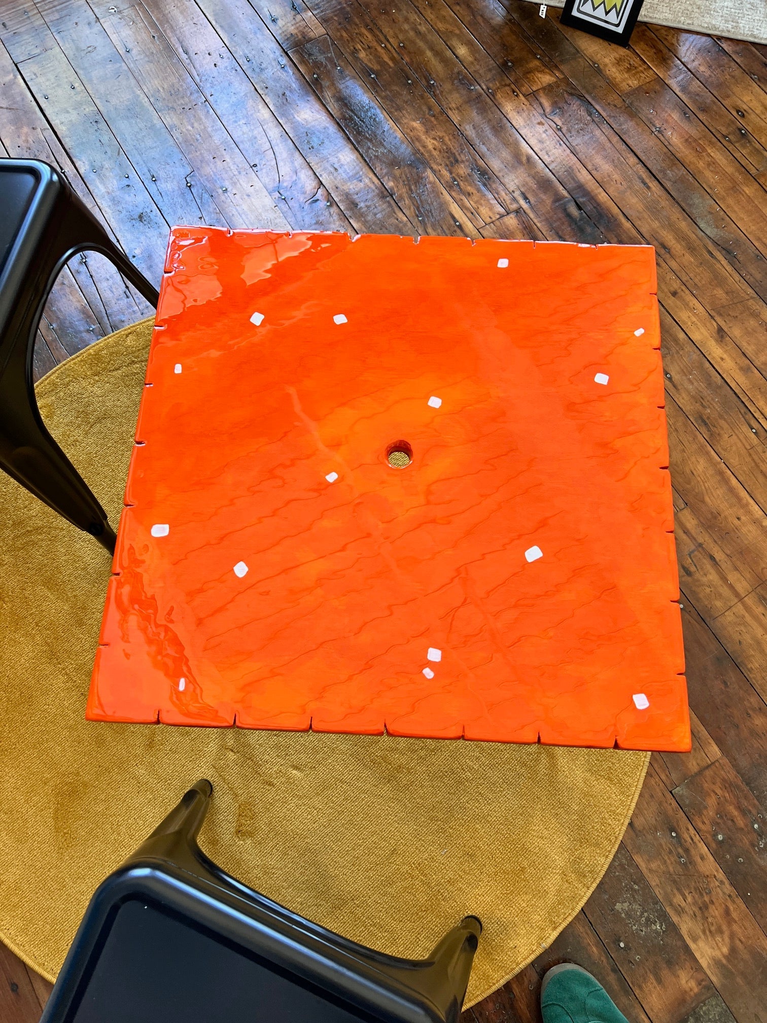 Cheez-It Cracker: Coffee Table: 24x24’’ with 16’’ legs - Furniture
