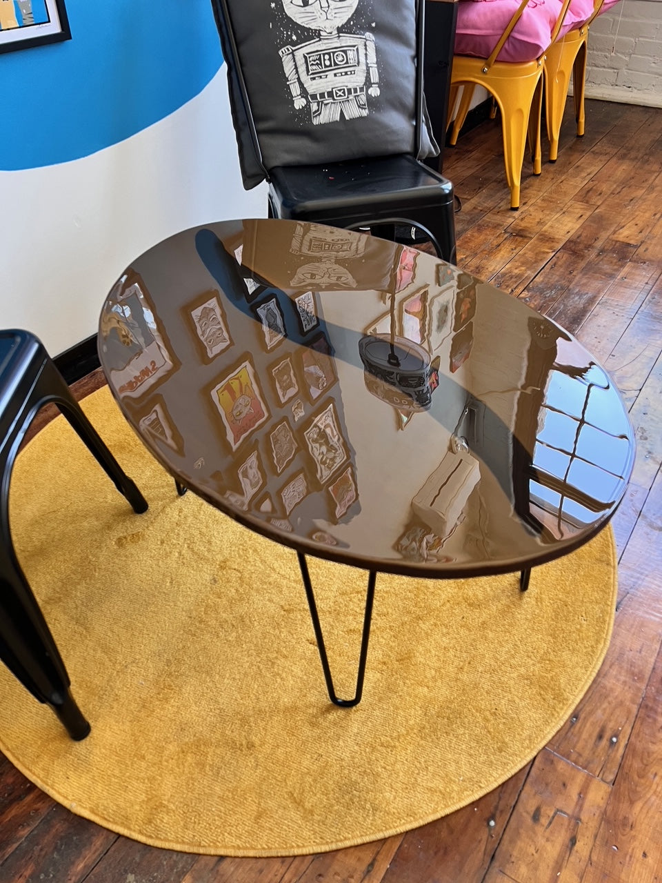 Coffee Bean: Coffee Table: 24 x 36’’ with 16’’ legs - Furniture