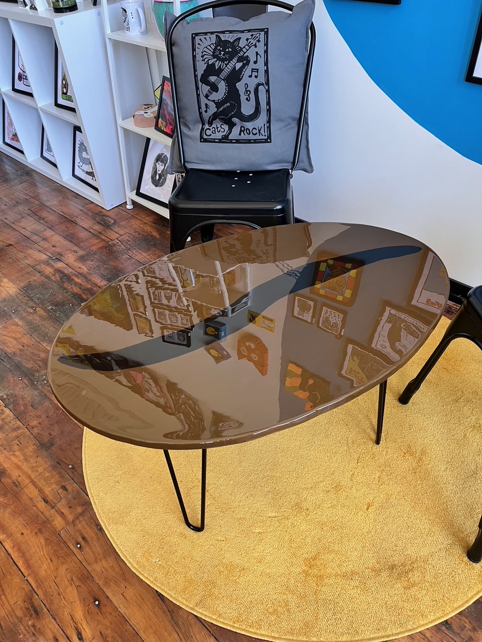 Coffee Bean: Coffee Table: 24 x 36’’ with 16’’ legs - Furniture