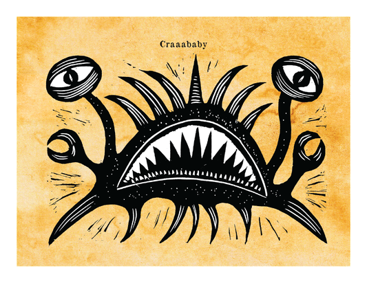 Craaababy - Mythical Monster (8.5 x 11’’) color print - Prints