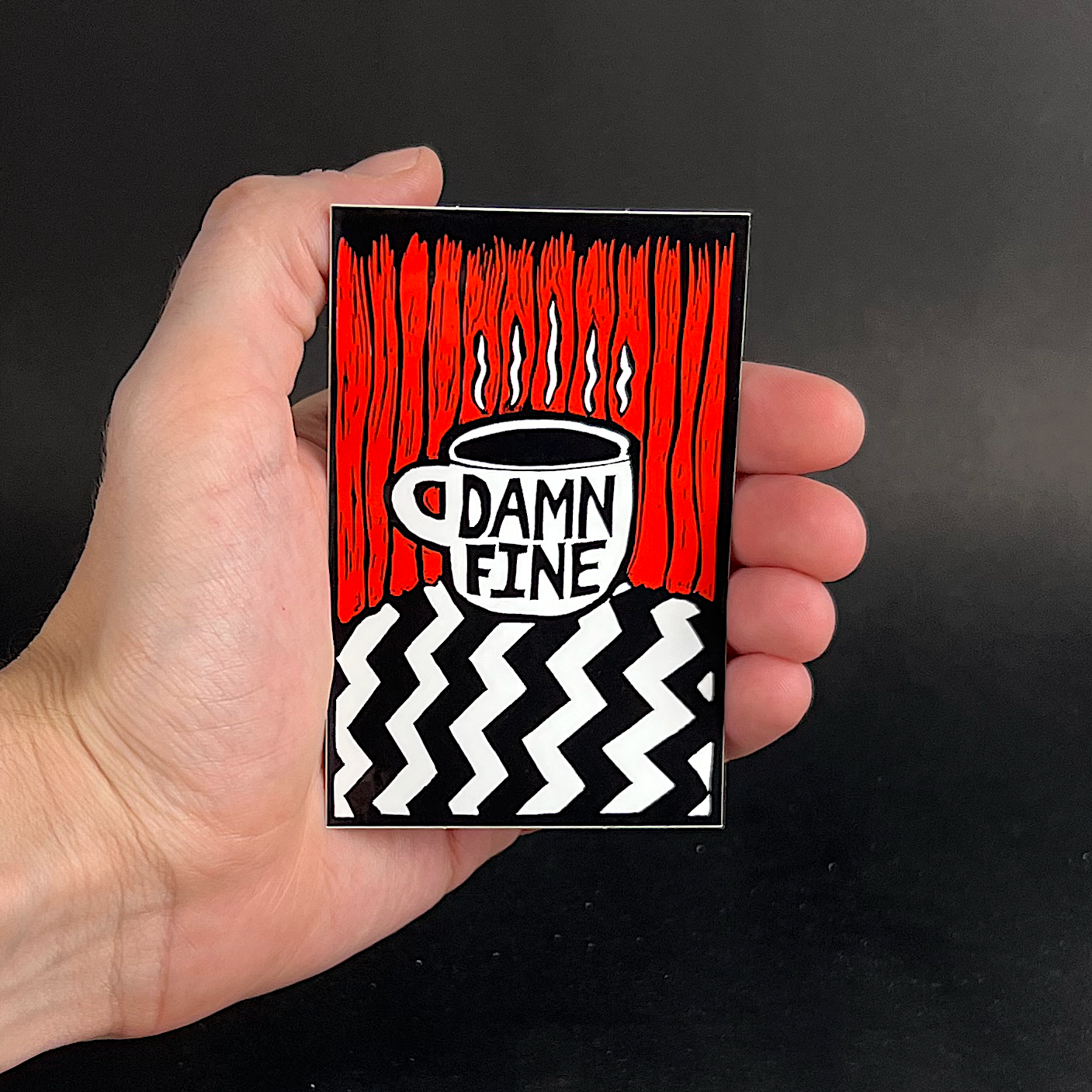 Damn Fine- sticker - Arts & Crafts