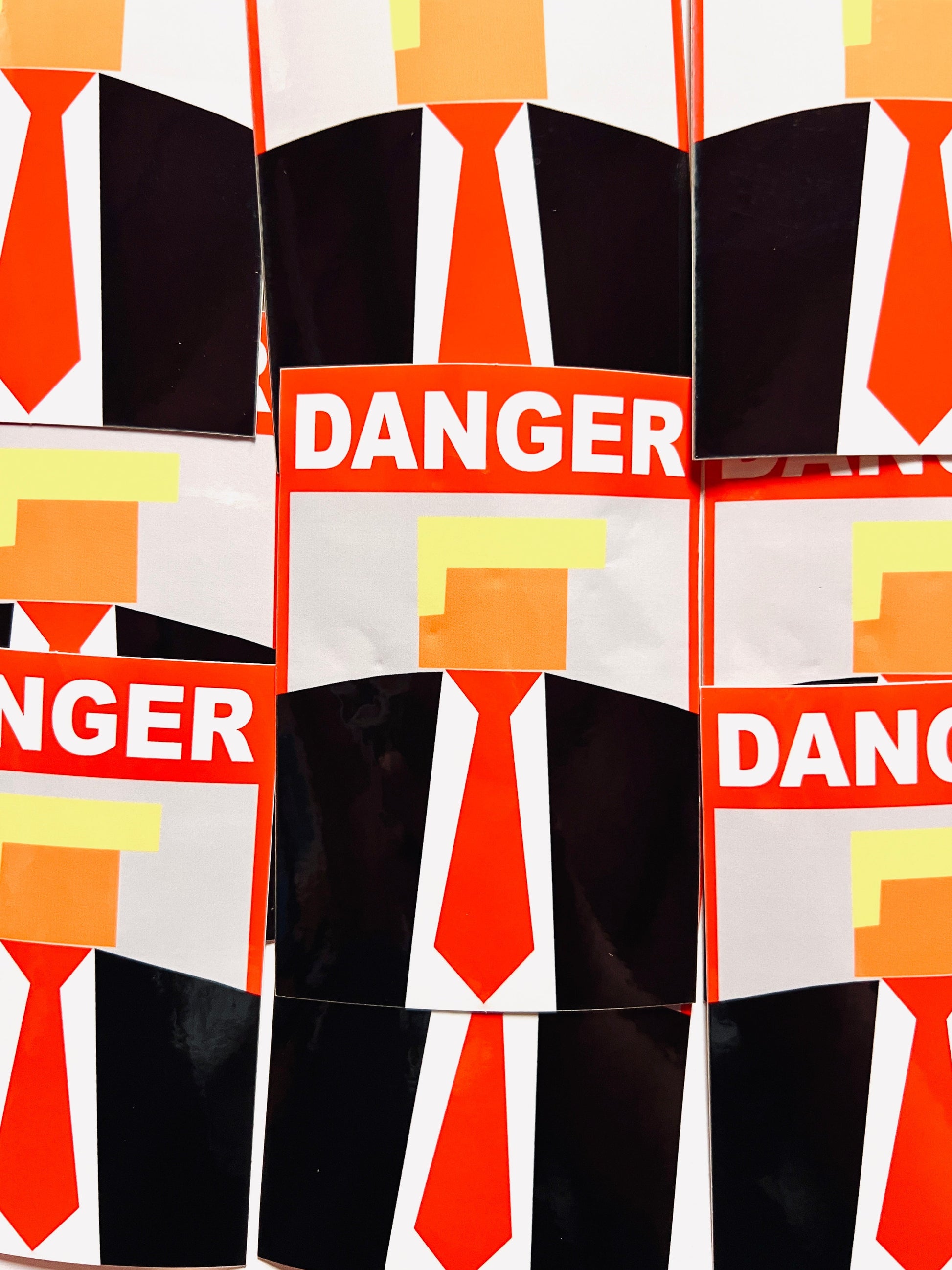DANGER / ANGER - The 1st FOTUS (Felon of The United States) glossy sticker 4’’ x 2.75 - Arts & Crafts