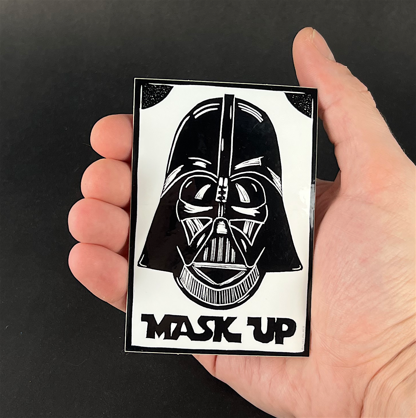Darth Vader (Mask Up) - sticker - Arts & Crafts
