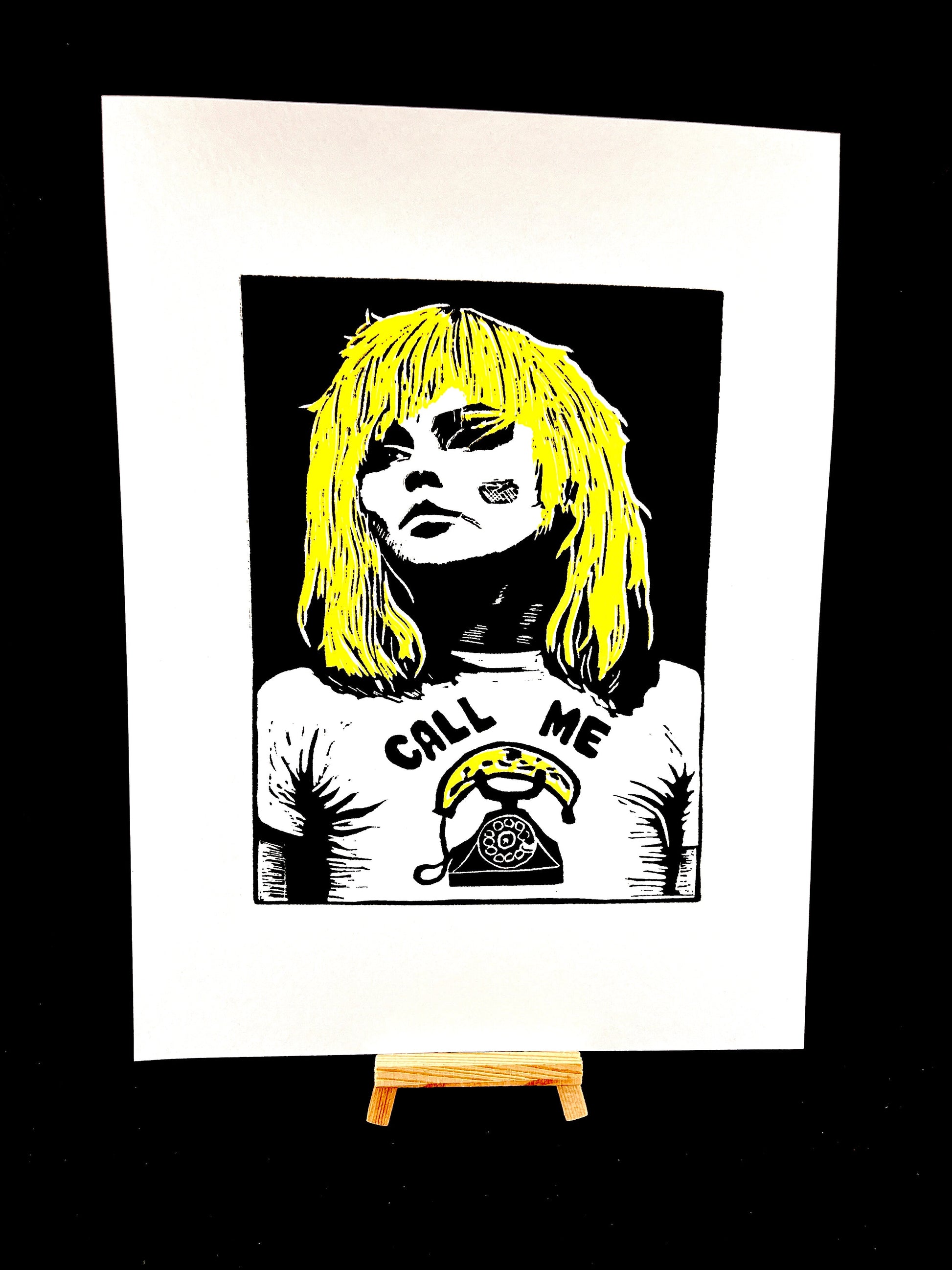 Debbie Harry BLONDIE ’Call Me’ - Screen Print - Arts & Crafts