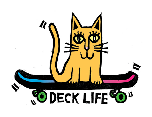 Deck Life - skateboarding - 8.5 x 11’’ color print - Prints