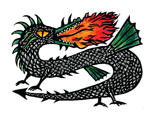 Dragon Breath (8.5 x 11’’) color print - Arts & Crafts