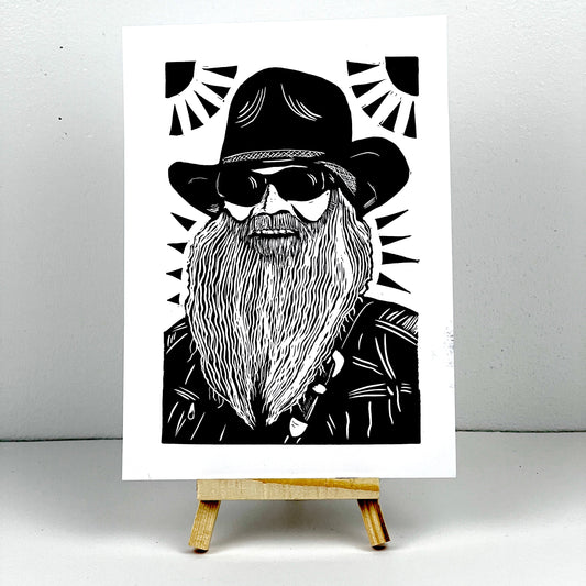 Dusty Hill of ZZ Top - Arts & Crafts