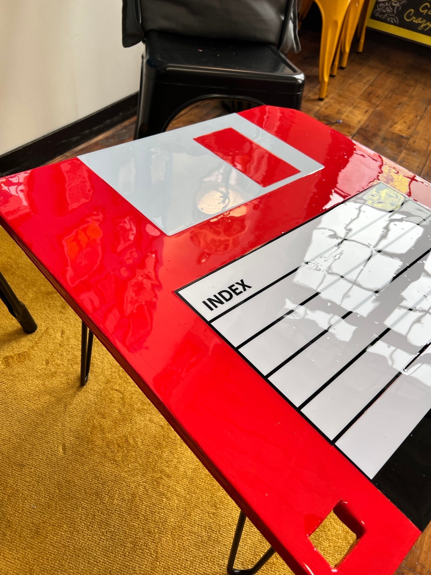 Floppy Disk: Coffee Table: 24x24’’ with 16’’ legs - Furniture