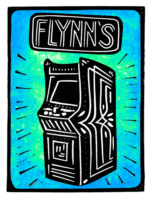 Flynn’s / TRON (8.5 x 11’’) color print - Arts & Crafts