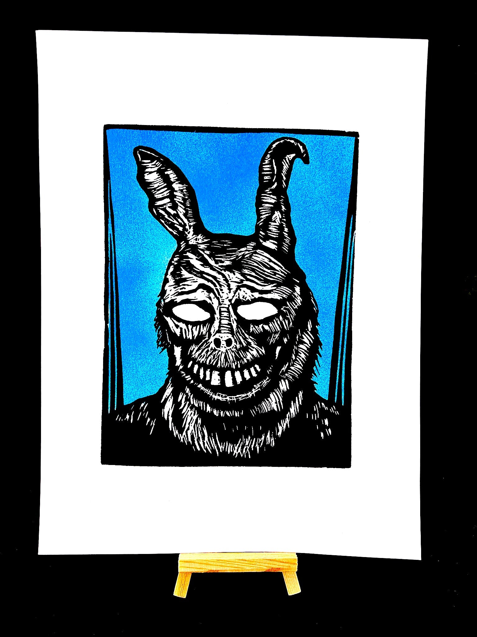 Frank from Donnie Darko - Screen Print - Arts & Crafts