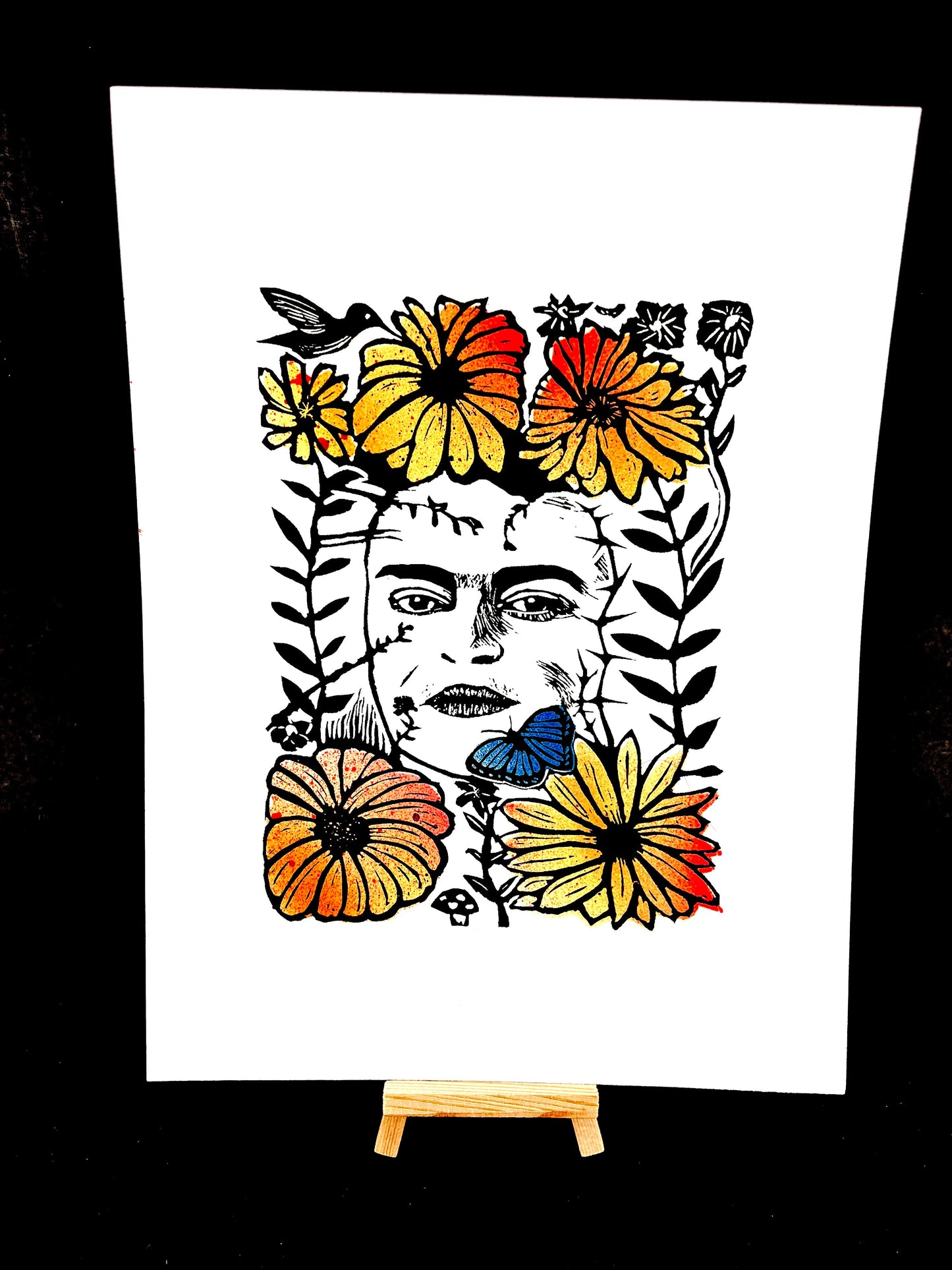 Frida Kahlo - Screen Print - Arts & Crafts