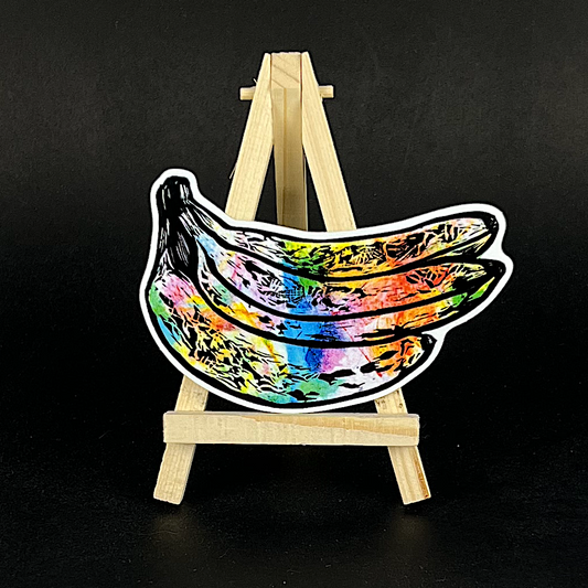 Grafitti Bananas - sticker - Arts & Crafts