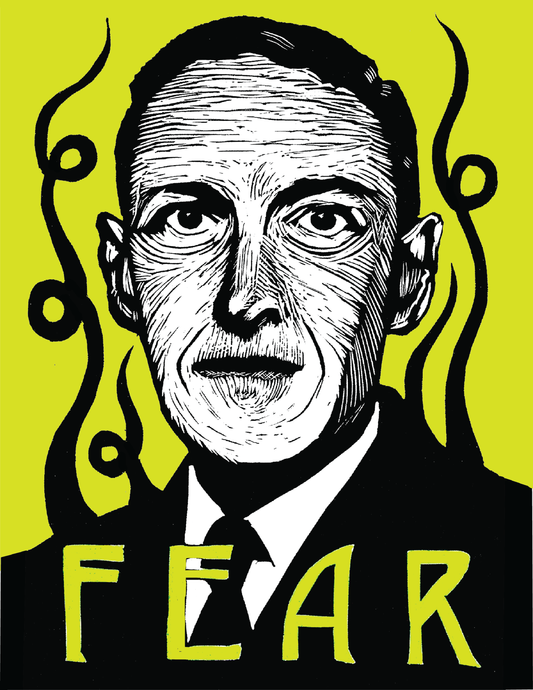 H.P. Lovecraft - FEAR (8.5 x 11’’) color print - Prints
