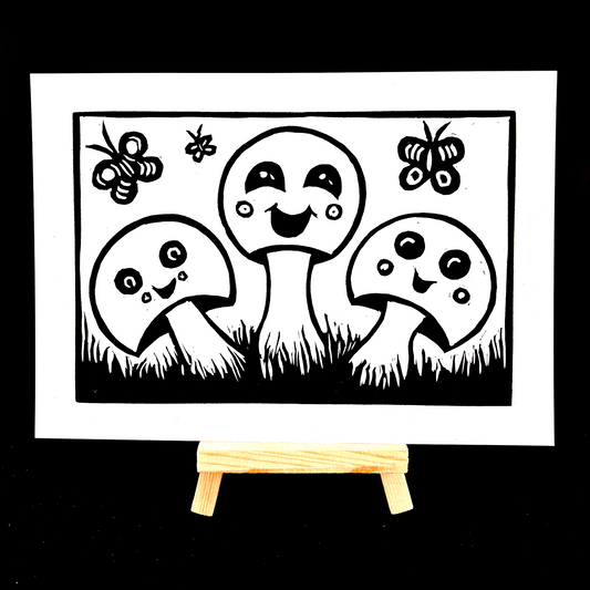 Happy Mushroom Family - Arts & Crafts