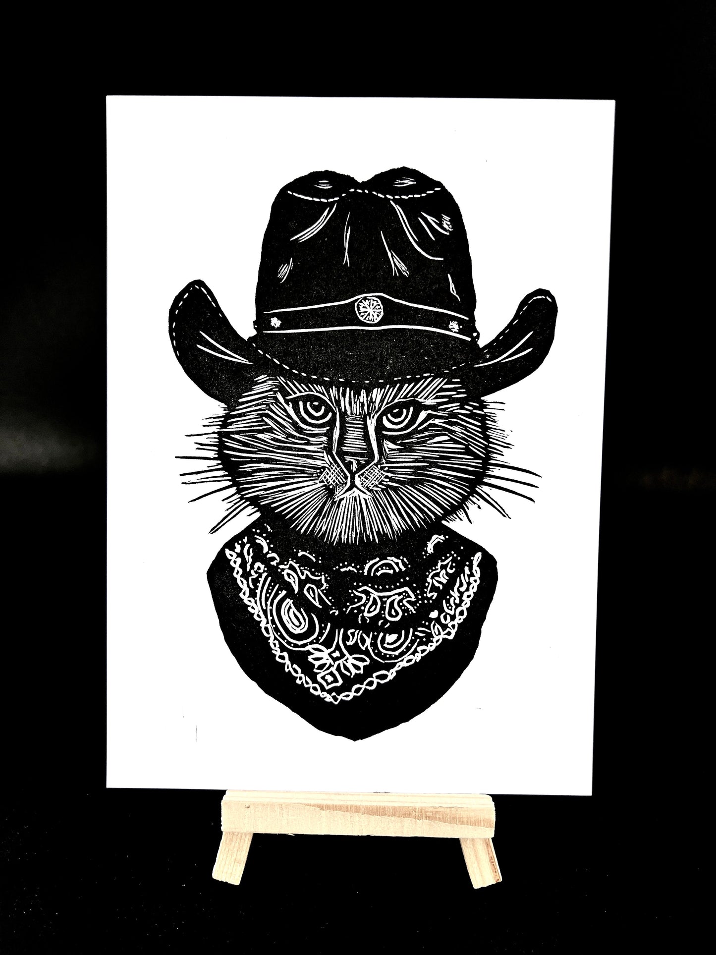 Howdy Purrtner Kitty Cowboy Cowgirl Cat - Arts & Crafts