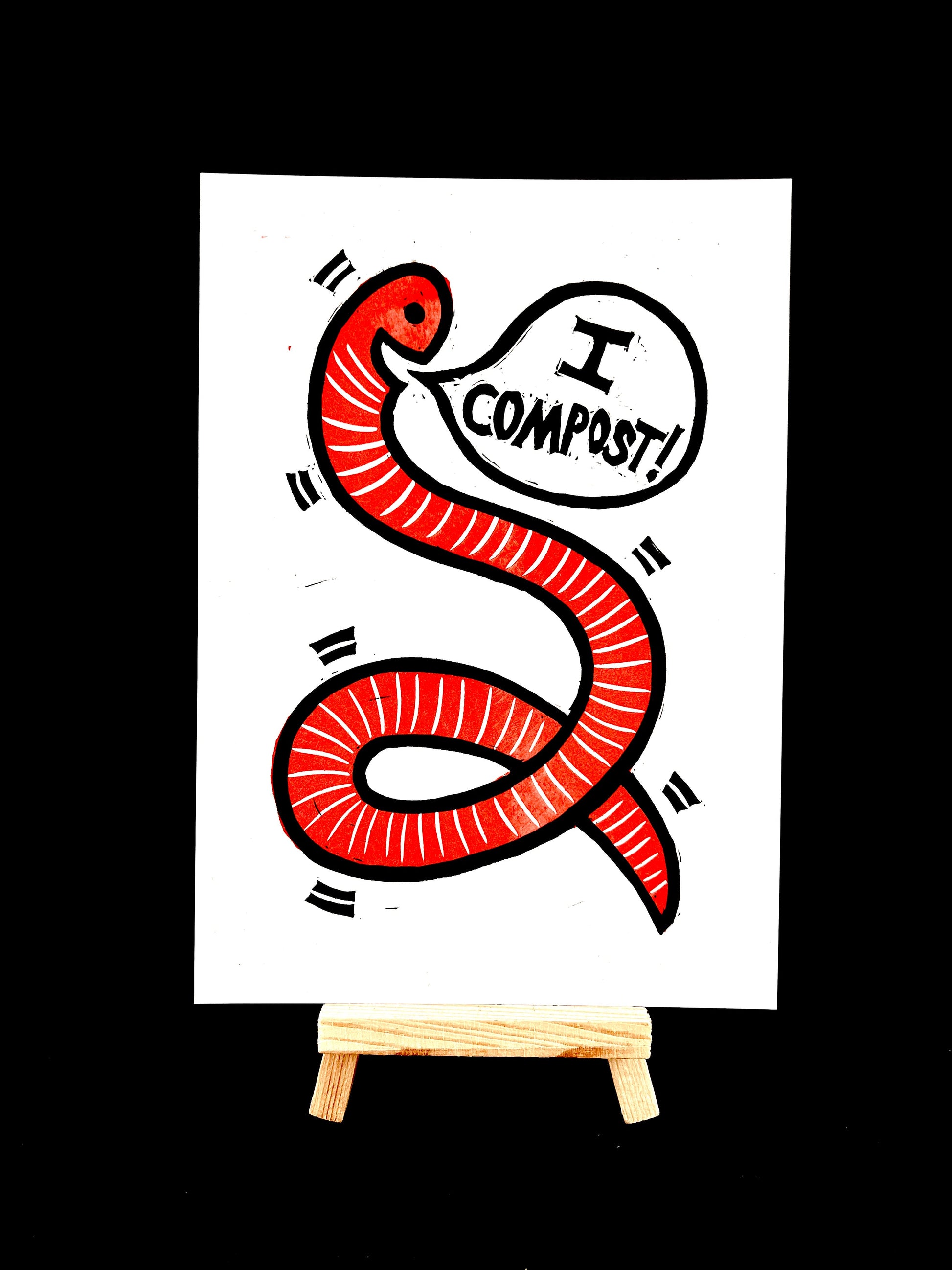 I Compost! Red Wriggler - Arts & Crafts