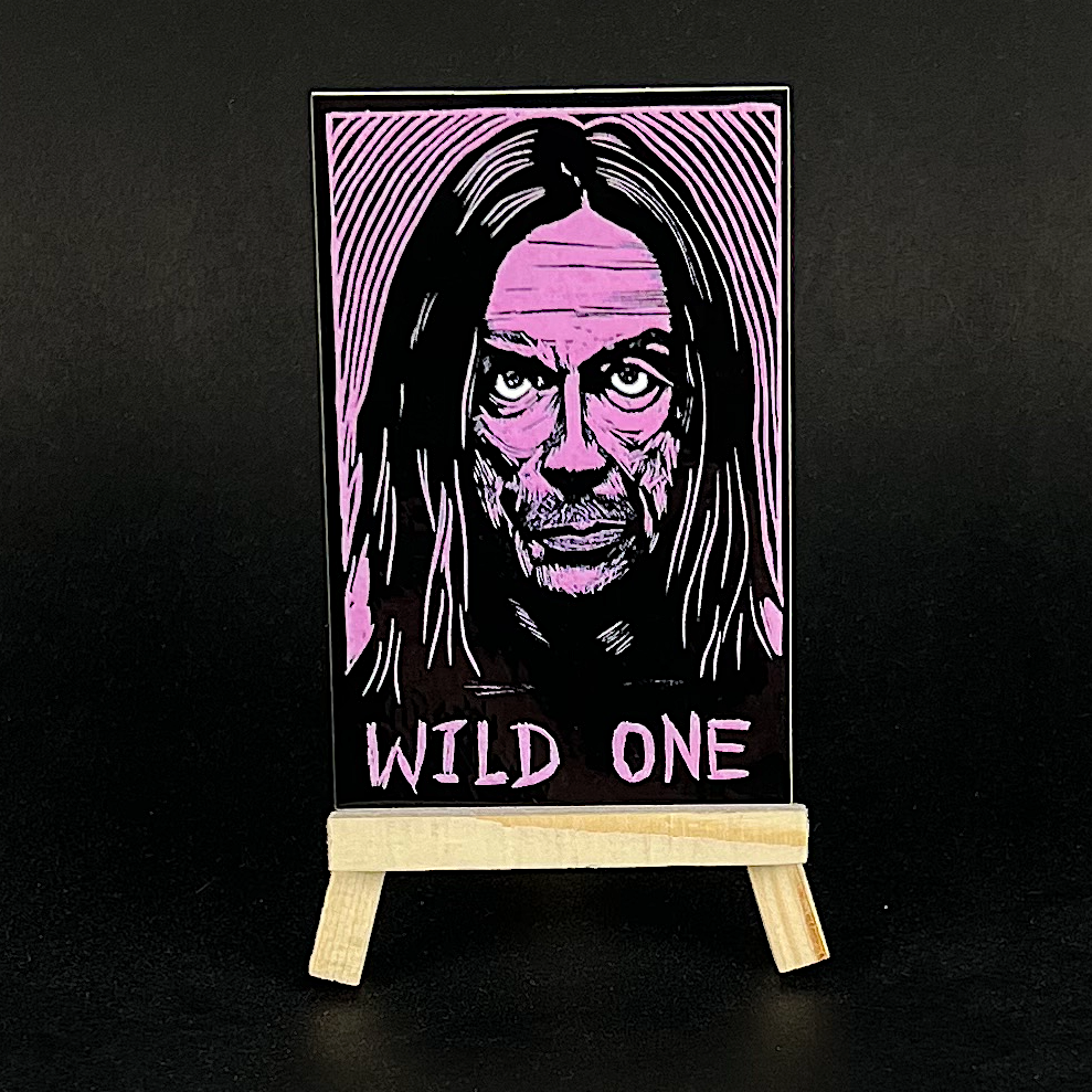 Iggy Pop (Wild One) - sticker - Arts & Crafts