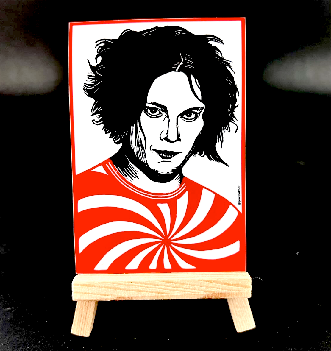 Jack White ’Black Hair’ - Sticker - Arts & Crafts