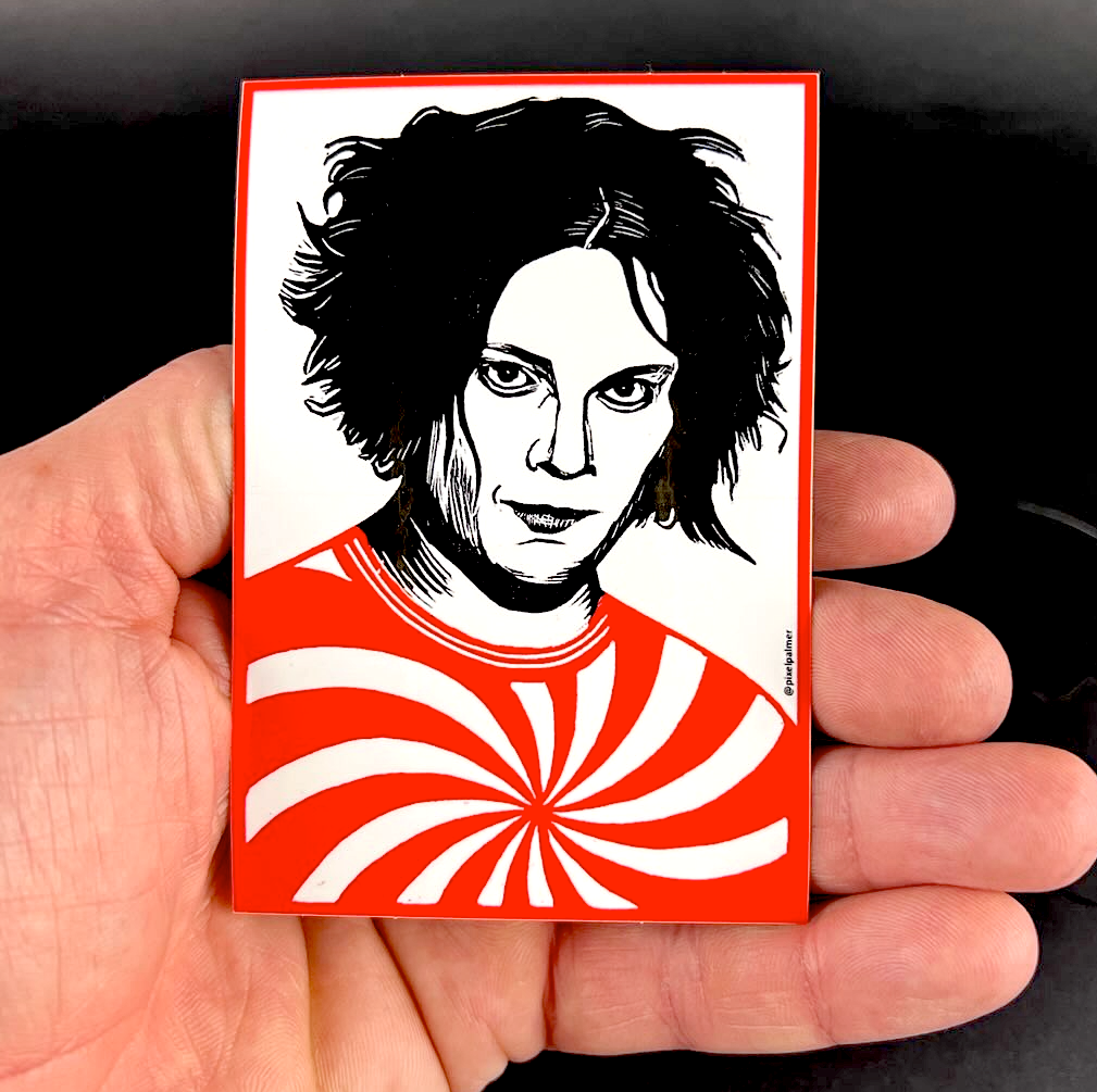 Jack White ’Black Hair’ - Sticker - Arts & Crafts