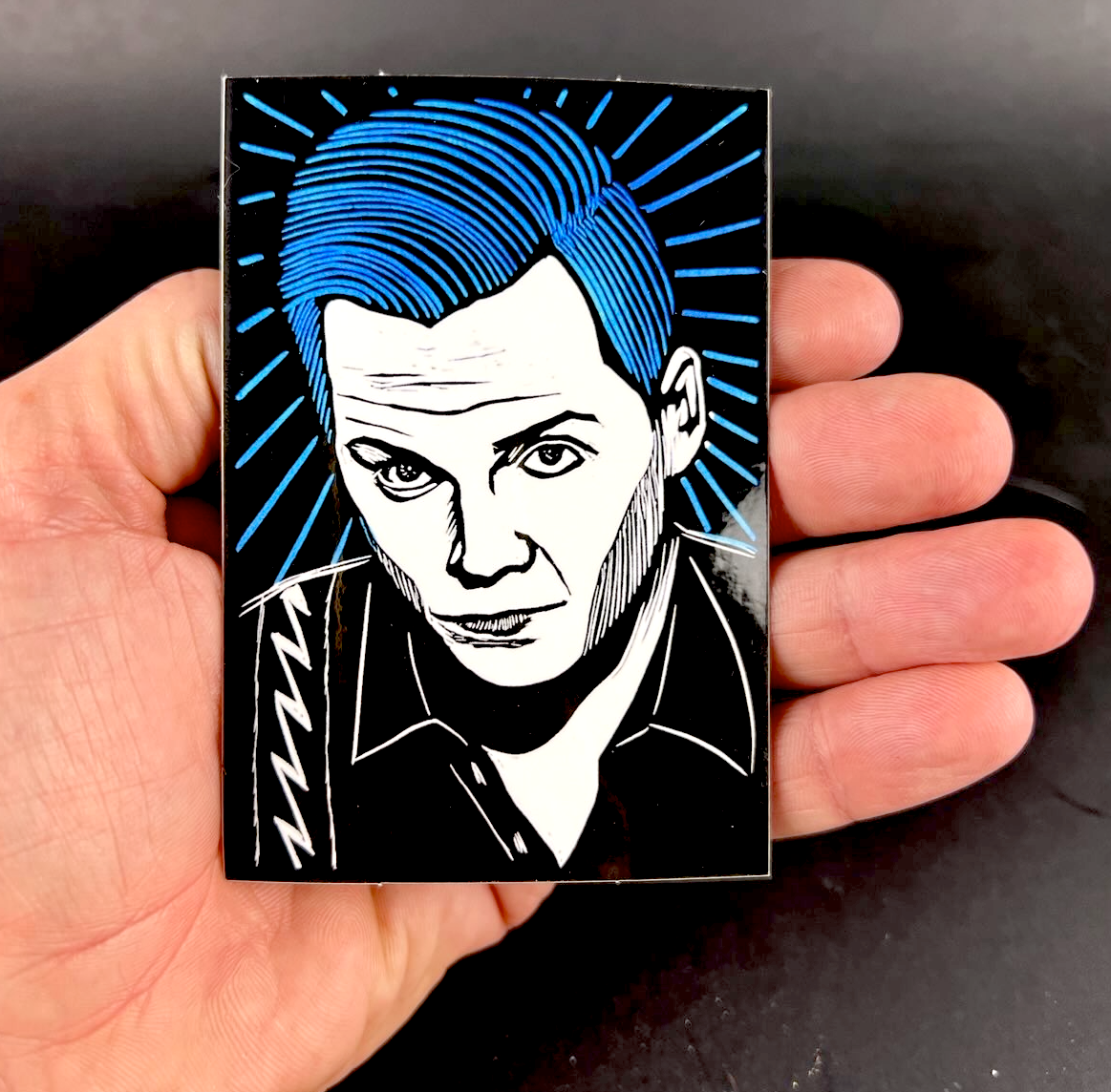 Jack White ’Blue Hair’ - Sticker - Arts & Crafts