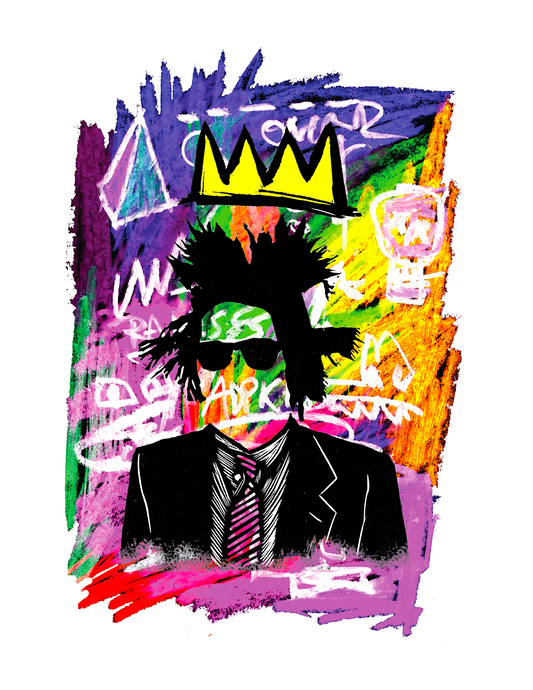Jean-Michel Basquiat (8.5 x 11’’) color print - Arts & Crafts
