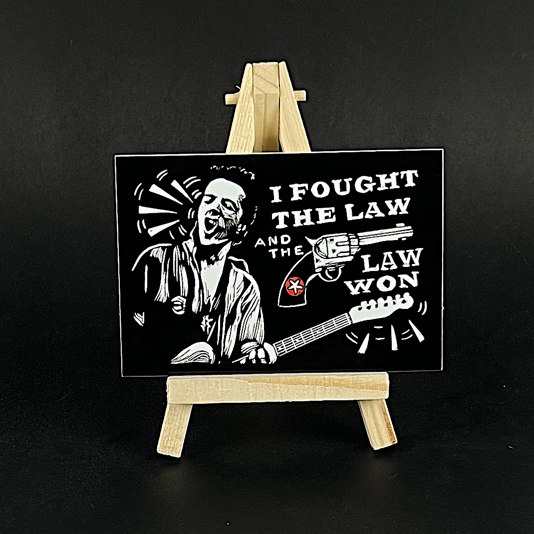 Joe Strummer - sticker - Arts & Crafts