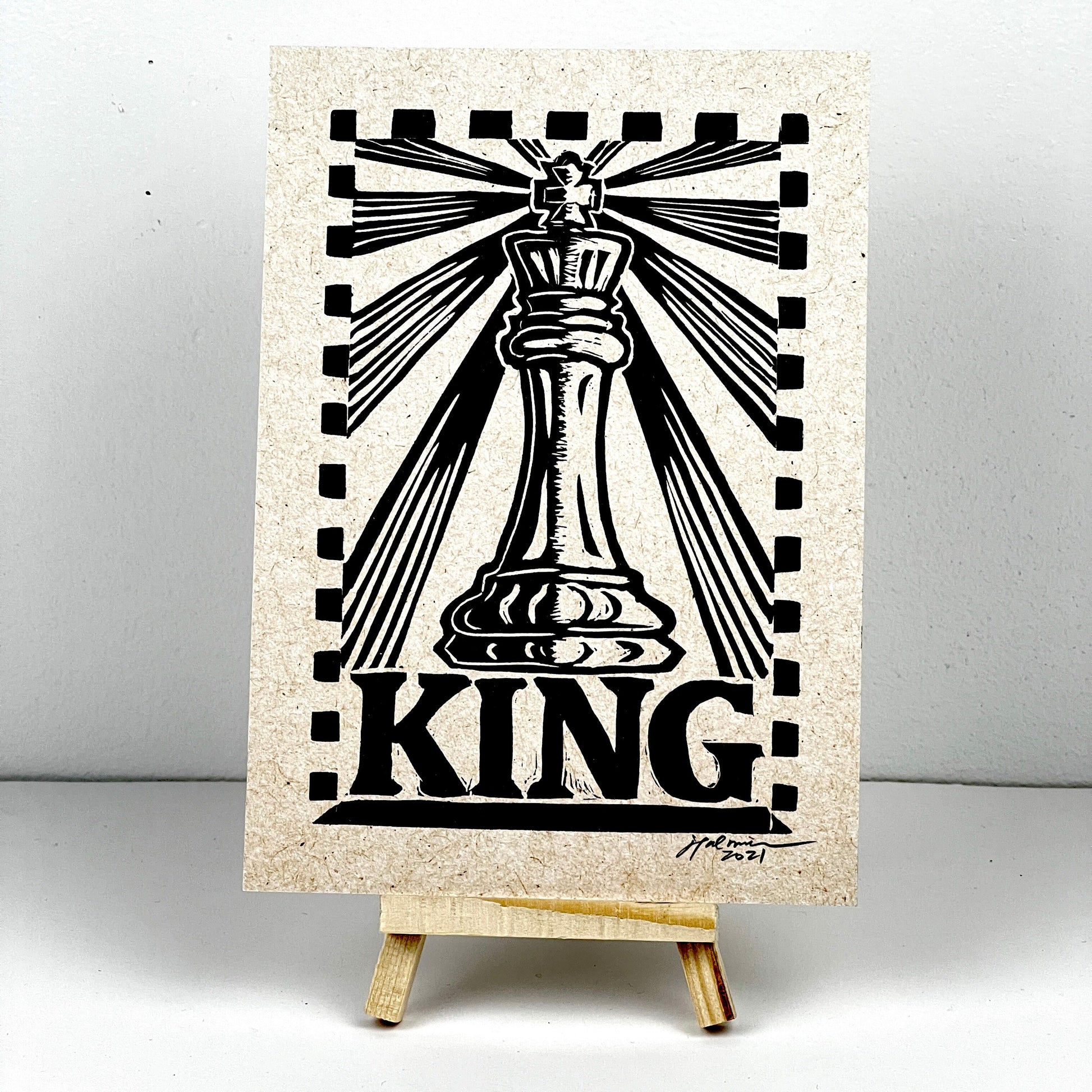 KING - Chess Piece - Arts & Crafts