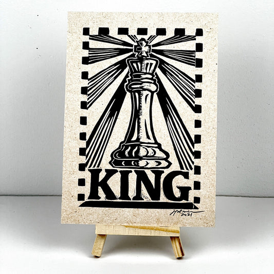 KING - Chess Piece - Arts & Crafts