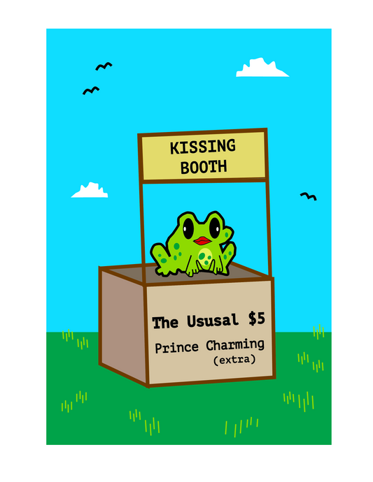 Kissing Booth (8.5 x 11’’) color print - Arts & Crafts