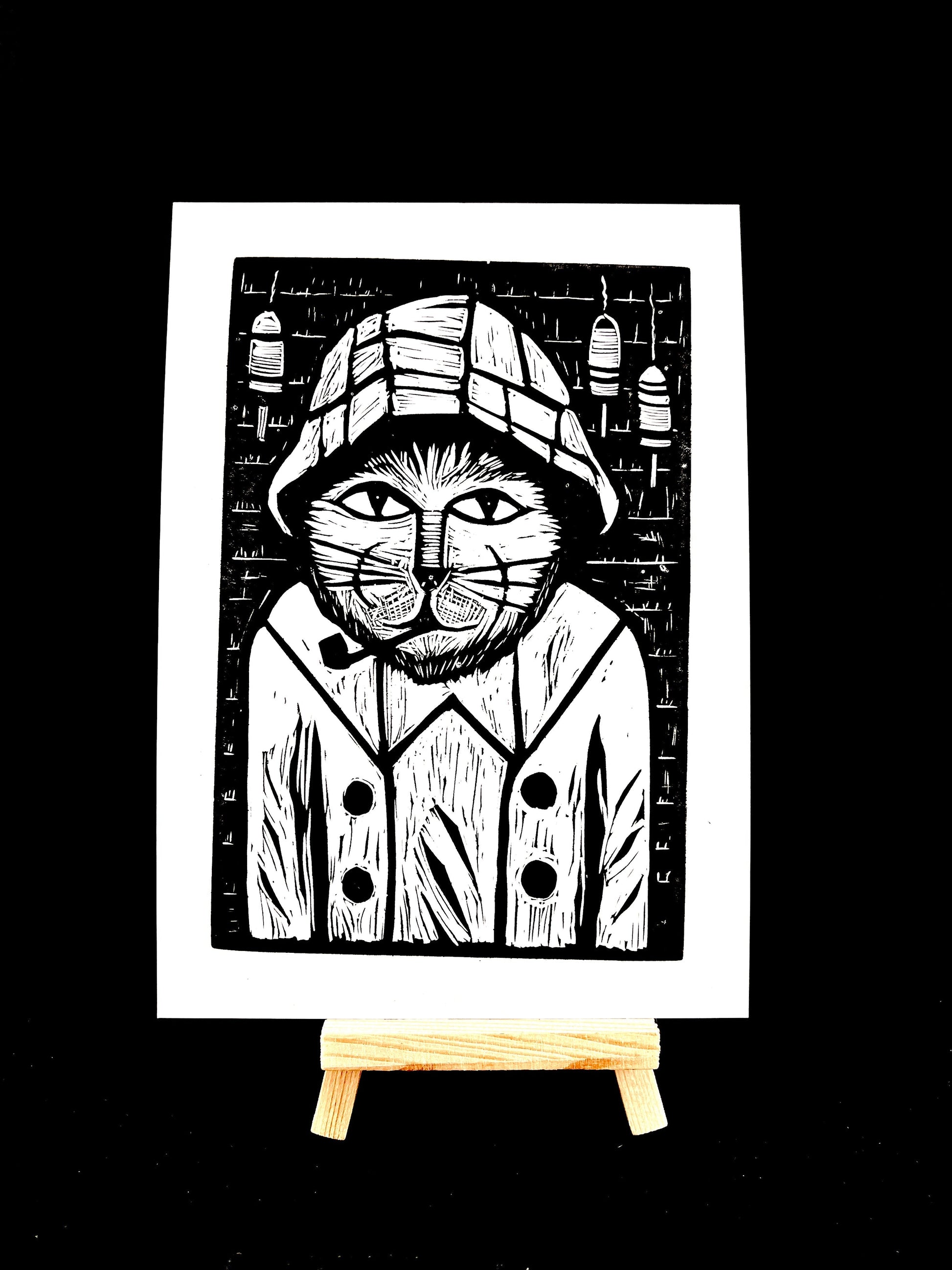 Fisher Cat - Kitty Captain - Arts & Crafts