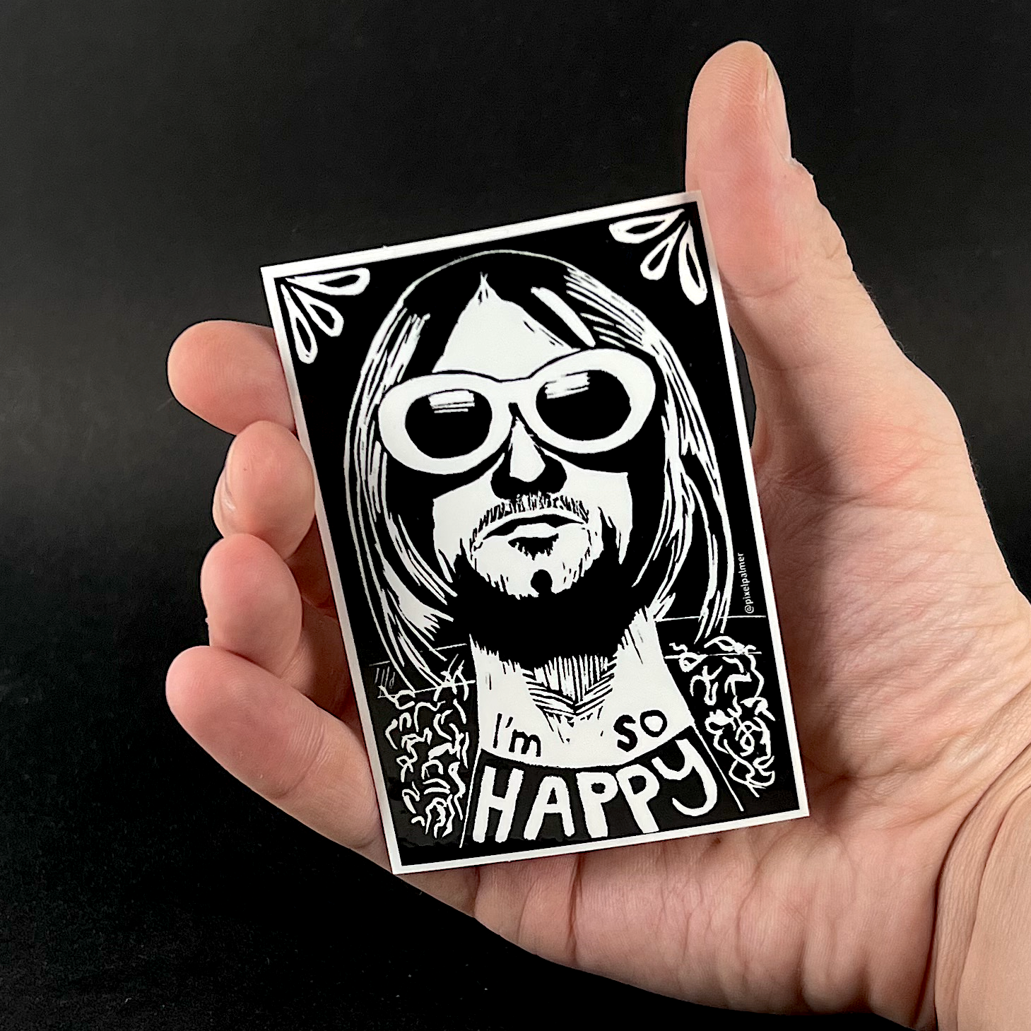 Kurt Cobain - sticker - Arts & Crafts
