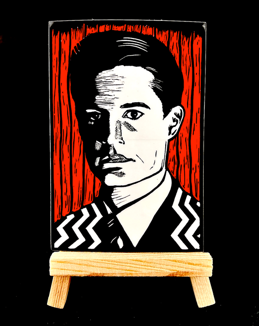 Kyle MacLachlan as Special Agent Dale Cooper in Twin Peaks - Sticker - Arts & Crafts