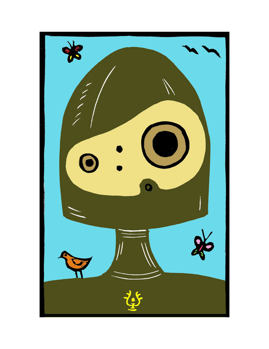 Laputa Robot - Miyazaki Anime - 8.5 x 11’’ color print - Prints