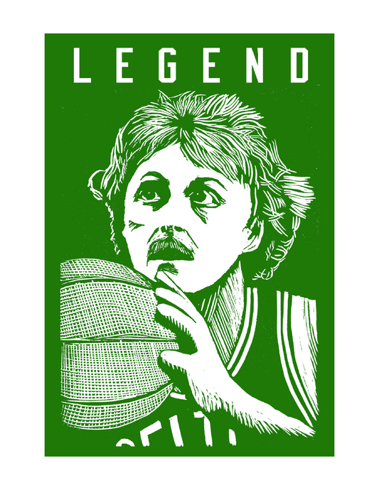 Larry ’Legend’ Bird (8.5 x 11’’) color print - Arts & Crafts